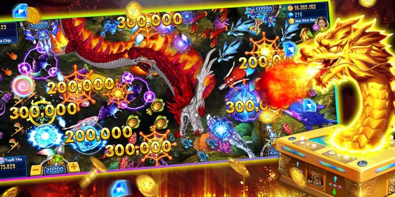 Đa dạng các chế độ bắn cá thần rồng đổi thưởng trong game